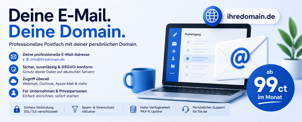 Deine eigene Mail-Domain