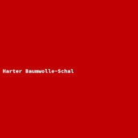 Harter Baumwolle-Schal