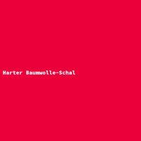 Harter Baumwolle-Schal