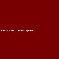 Herrlicher Leder-Lappen