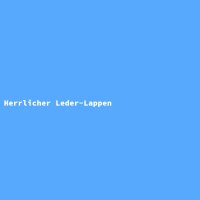 Herrlicher Leder-Lappen