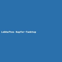 Lebhaftes Kupfer-Tanktop