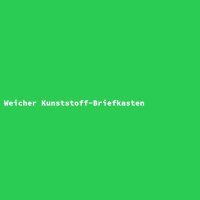 Weicher Kunststoff-Briefkasten