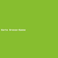 Harte Bronze-Kanne