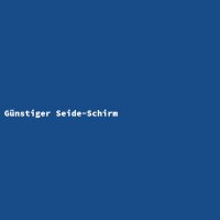 G&uuml;nstiger Seide-Schirm