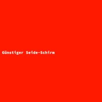 G&uuml;nstiger Seide-Schirm