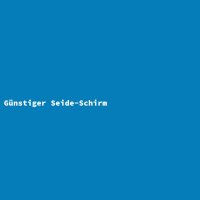 G&uuml;nstiger Seide-Schirm