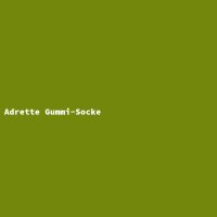 Adrette Gummi-Socke