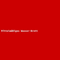 Mittelm&auml;&szlig;iges Wasser-Brett