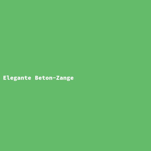 Elegante Beton-Zange