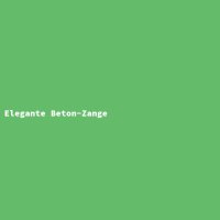 Elegante Beton-Zange
