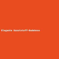 Elegante Kunststoff-Badehose