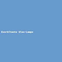 Exorbitante Glas-Lampe