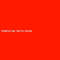 Schmierige Wolle-Socke