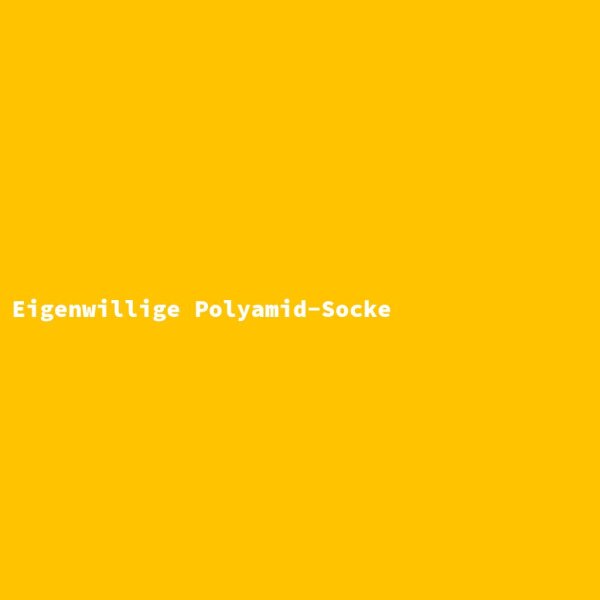 Eigenwillige Polyamid-Socke