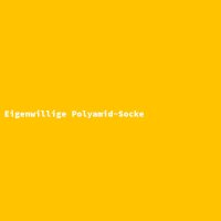 Eigenwillige Polyamid-Socke